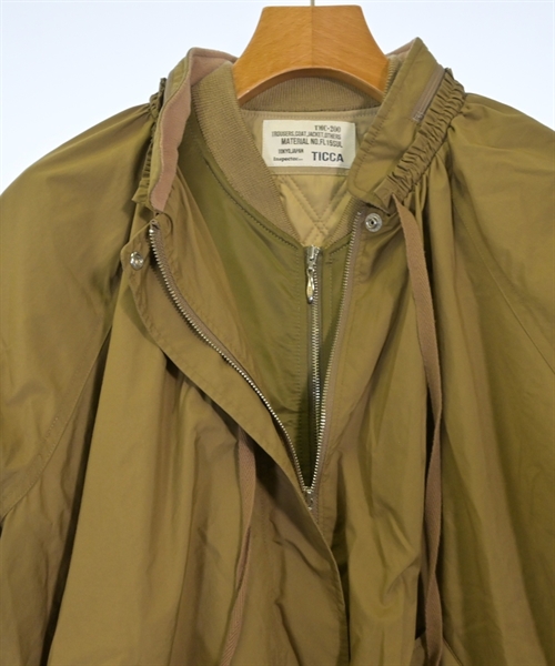 TICCA（ティッカ）ミリタリーブルゾン 茶 サイズ:F レディース/2200614702026