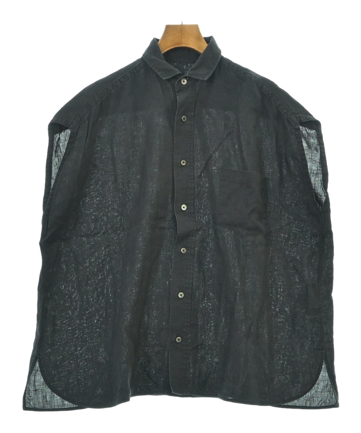 ティッカ ticca シャツ TICCA(ティッカ)｜スクエアビッグシャツ/ブルー の通販