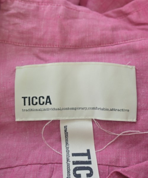 TICCA（ティッカ）カジュアルシャツ ピンク サイズ:F レディース/2200676062144