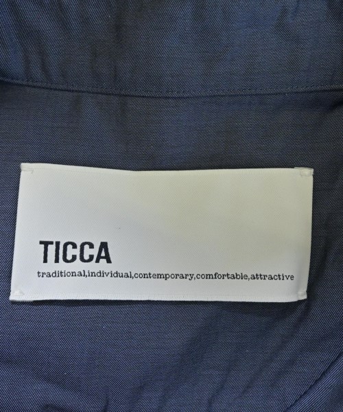 TICCA（ティッカ）シャツワンピース 紺 サイズ:F レディース/2200676973044