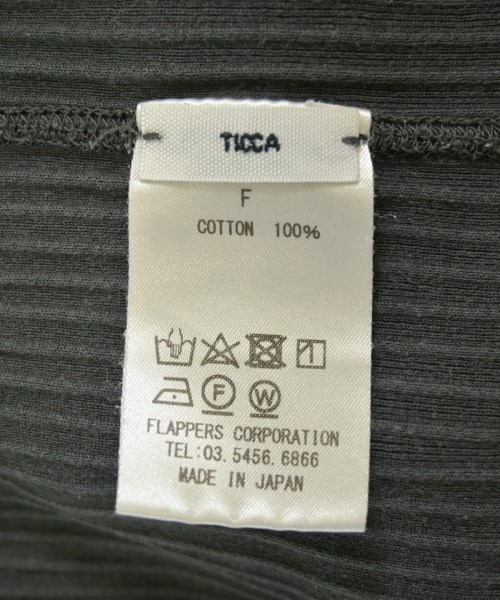 TICCA（ティッカ）タンクトップ グレー サイズ:F レディース/2200681875067