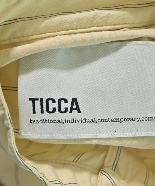 TICCA（ティッカ）シャツワンピース 黄 サイズ:F レディース/2200690855043
