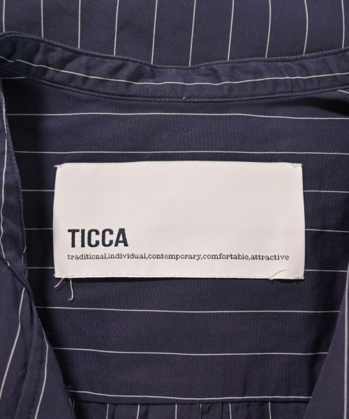 TICCA（ティッカ）ブラウス 紺 サイズ:F レディース/2200698464032