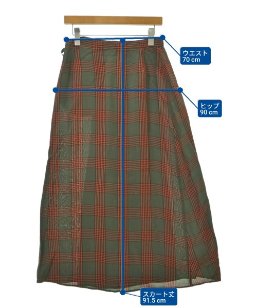 TICCA（ティッカ）ロング・マキシ丈スカート カーキ サイズ:F レディース/2200660834078