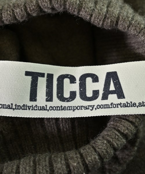 TICCA（ティッカ）ベスト/ノースリーブ 茶 サイズ:F レディース/2200658942082