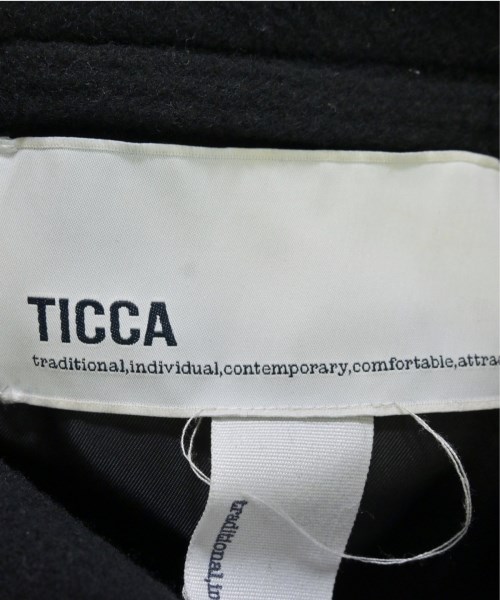 TICCA（ティッカ）チェスターコート 黒 サイズ:F レディース/2200712661010