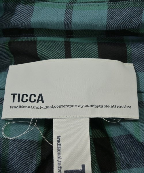 TICCA（ティッカ）シャツワンピース 緑 サイズ:F レディース/2200706435221