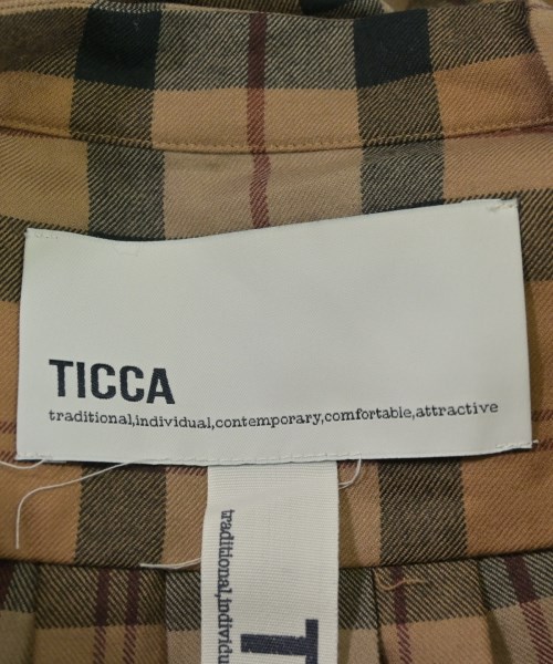 TICCA（ティッカ）シャツワンピース ベージュ サイズ:F レディース/2200706435245