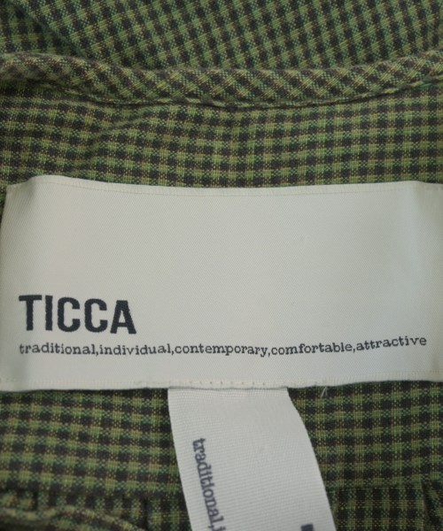 TICCA（ティッカ）シャツワンピース 緑 サイズ:F レディース/2200713670233