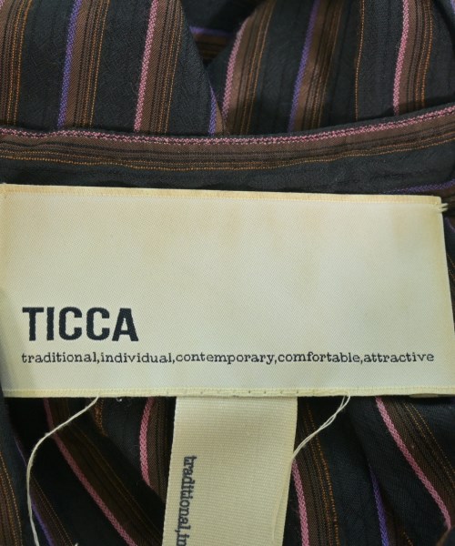 TICCA（ティッカ）シャツワンピース 黒 サイズ:F レディース/2200719175022