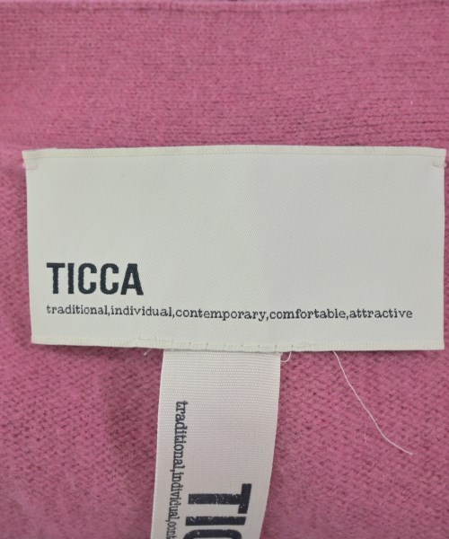 TICCA（ティッカ）カーディガン ピンク サイズ:F レディース/2200641785153