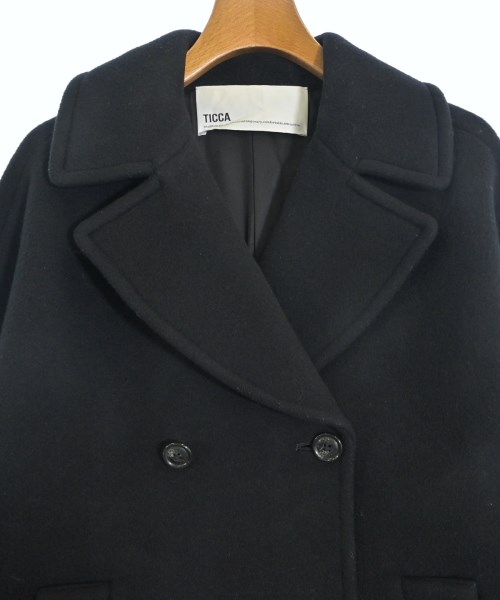 TICCA（ティッカ）ピーコート 黒 サイズ:F レディース/2200644895040