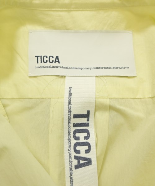 TICCA（ティッカ）カジュアルシャツ 黄 サイズ:F レディース/2200648405092