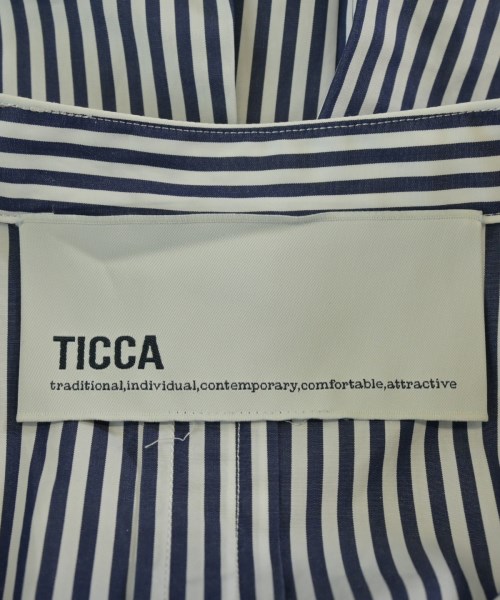 TICCA（ティッカ）シャツワンピース 紺 サイズ:F レディース/2200702664014