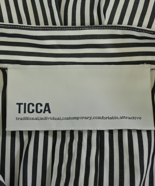 TICCA（ティッカ）シャツワンピース 黒 サイズ:F レディース/2200702664021