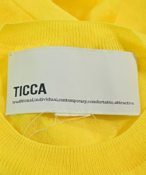 TICCA（ティッカ）ニット・セーター 黄 サイズ:F レディース/2200706257076