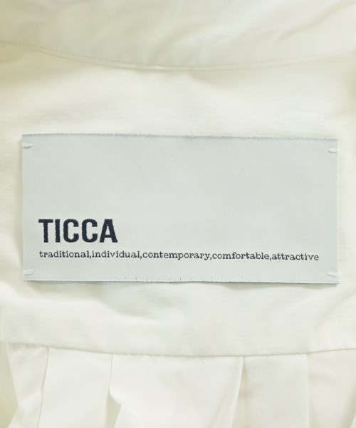 TICCA（ティッカ）シャツワンピース 白 サイズ:F レディース/2200703673091
