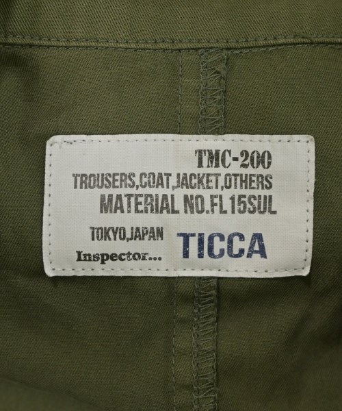 TICCA（ティッカ）ミリタリーブルゾン カーキ サイズ:F レディース/2200707679068