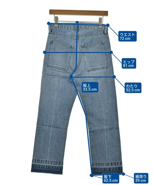 TICCA（ティッカ）デニムパンツ 青 サイズ:XO(XXL位) レディース/2200663377039