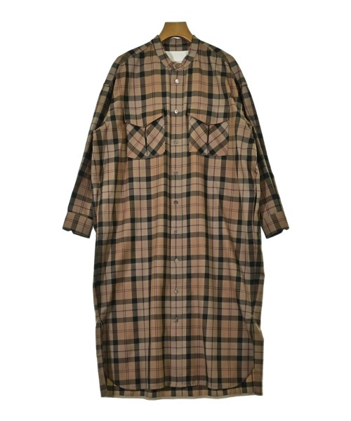 TICCA(ティッカ)シャツワンピース 茶 サイズ:F/2200663377084