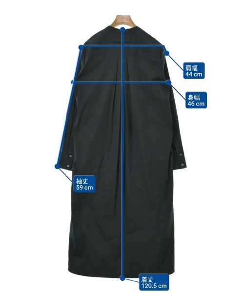 TICCA（ティッカ）シャツワンピース 黒 サイズ:F レディース/2200667541016