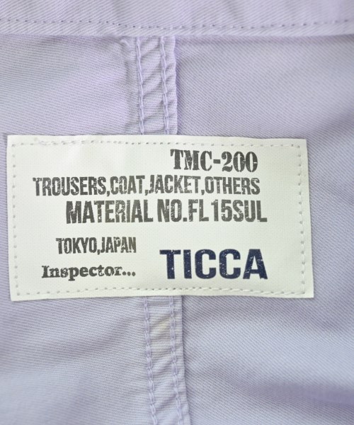 TICCA（ティッカ）シャツワンピース 紫 サイズ:F レディース/2200665236051