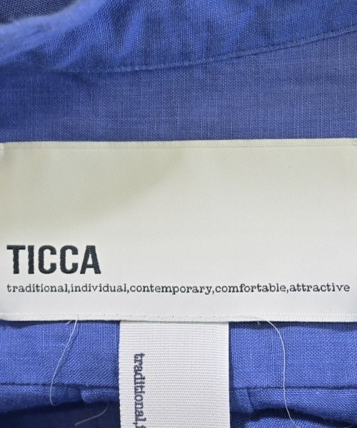 TICCA（ティッカ）カジュアルシャツ 青 サイズ:F レディース/2200667823020