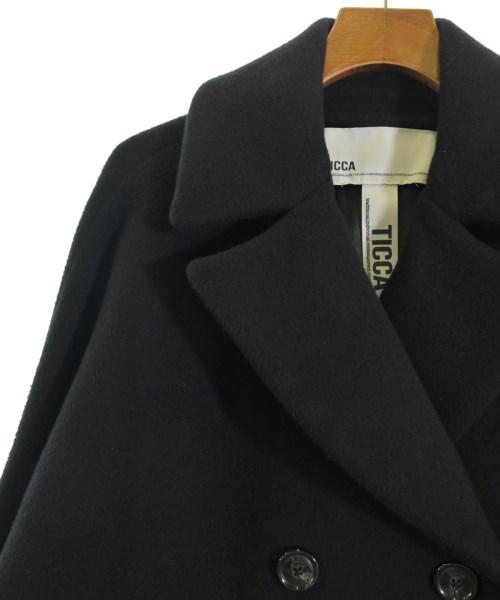 TICCA（ティッカ）ピーコート 黒 サイズ:F レディース/2200666930019