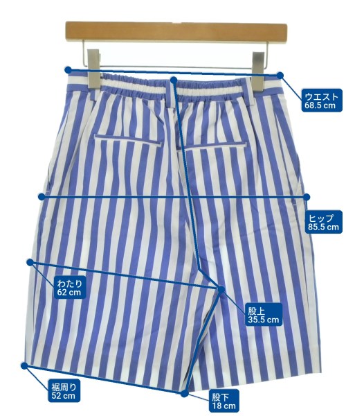 TICCA（ティッカ）ショートパンツ 青 サイズ:F レディース/2200719786037