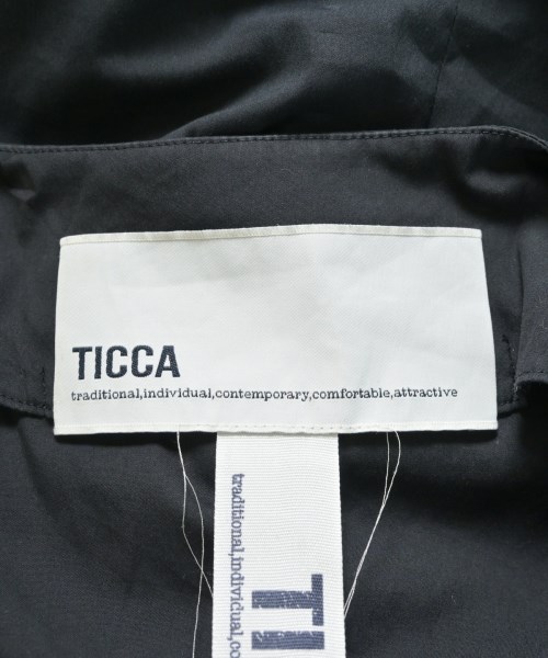 TICCA（ティッカ）シャツワンピース 黒 サイズ:F レディース/2200727894052