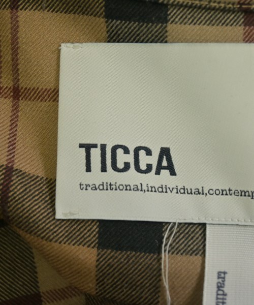 TICCA（ティッカ）シャツワンピース 茶 サイズ:F レディース/2200681388369