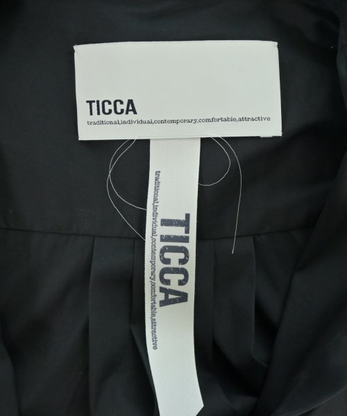 TICCA（ティッカ）シャツワンピース 黒 サイズ:F レディース/2200681388390