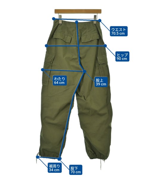 TICCA（ティッカ）カーゴパンツ カーキ サイズ:36(S位) レディース/2200685845141
