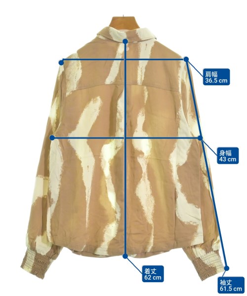 numph（ニンフ）カジュアルシャツ ベージュ サイズ:36(S位) レディース/2200614667097