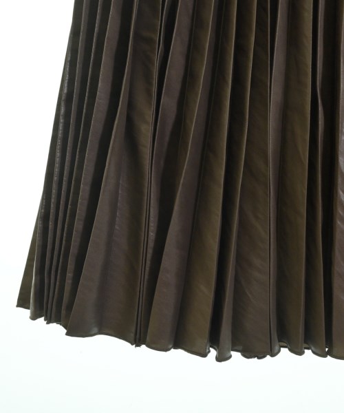 MICHEL KLEIN（ミッシェルクラン）ロング・マキシ丈スカート 茶 サイズ:36(S位) レディース/2200624327011