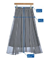 MICHEL KLEIN（ミッシェルクラン）ロング・マキシ丈スカート 青 サイズ:38(M位) レディース/2200622870038