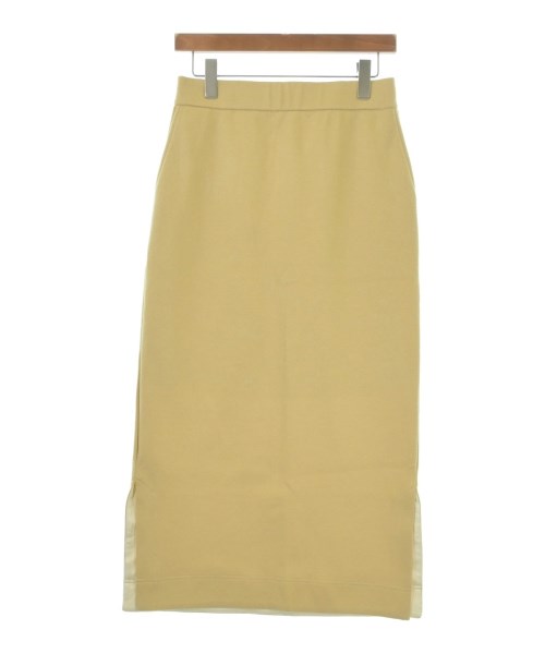 MICHEL KLEIN(ミッシェルクラン)ロング・マキシ丈スカート 黄 サイズ:38(M位)/2200674874060