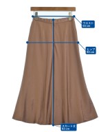 MICHEL KLEIN（ミッシェルクラン）ロング・マキシ丈スカート 茶 サイズ:36(S位) レディース/2200715513057