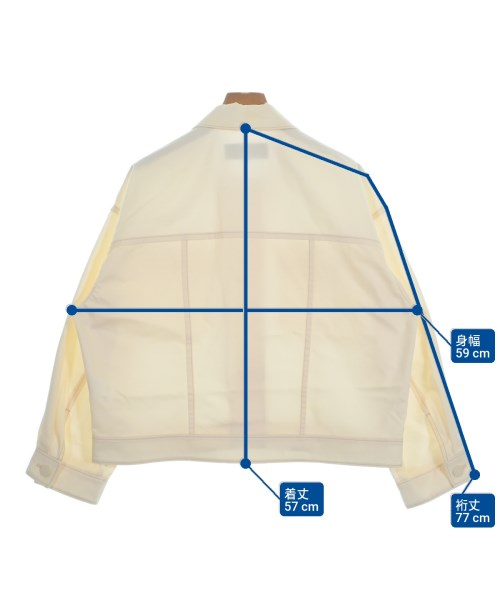 MICHEL KLEIN（ミッシェルクラン）ブルゾン 白 サイズ:38(M位) レディース/2200623099018