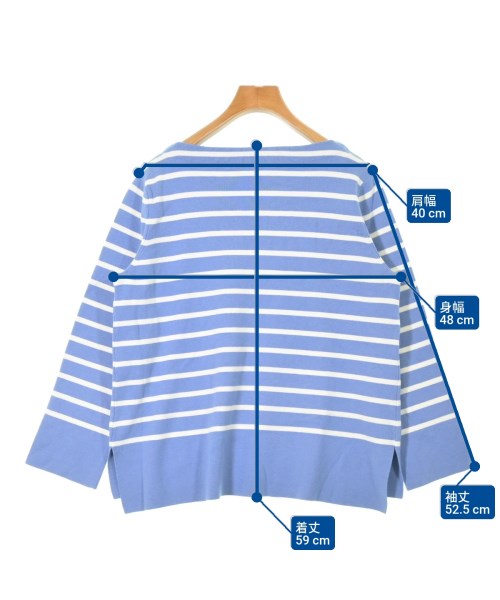 MICHEL KLEIN（ミッシェルクラン）ニット・セーター 青 サイズ:38(M位) レディース/2200640616014