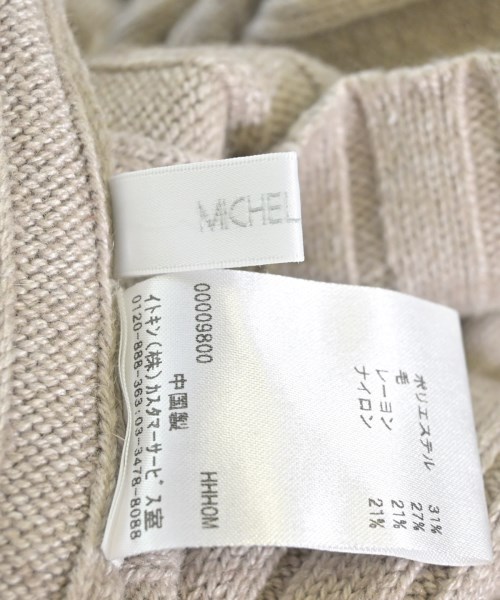 MICHEL KLEIN（ミッシェルクラン）ニット・セーター ベージュ サイズ:38(M位) レディース/2200699159029