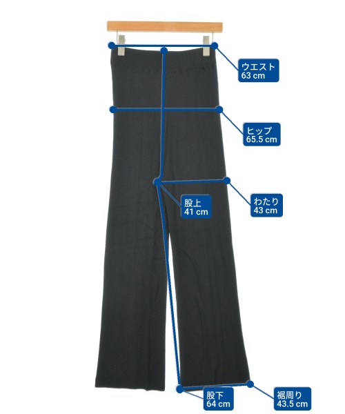 MICHEL KLEIN（ミッシェルクラン）スウェットパンツ 黒 サイズ:38(M位) レディース/2200659233042