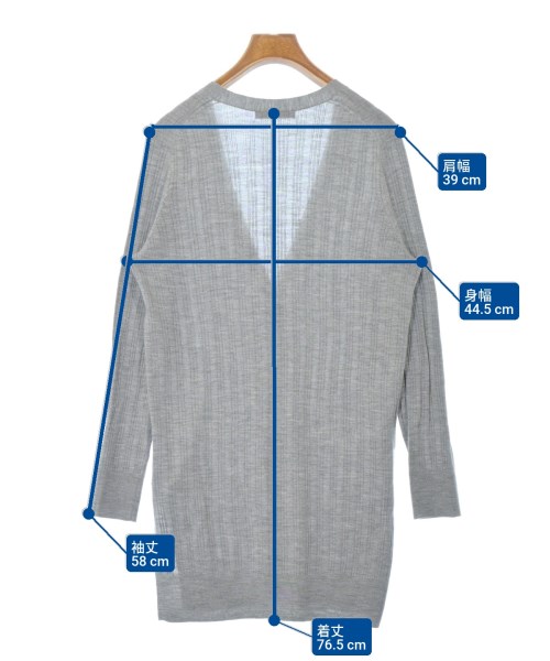 MICHEL KLEIN（ミッシェルクラン）カーディガン グレー サイズ:38(M位) レディース/2200659233165