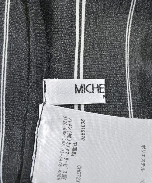 MICHEL KLEIN（ミッシェルクラン）カジュアルシャツ 黒 サイズ:38(M位) レディース/2200661788295