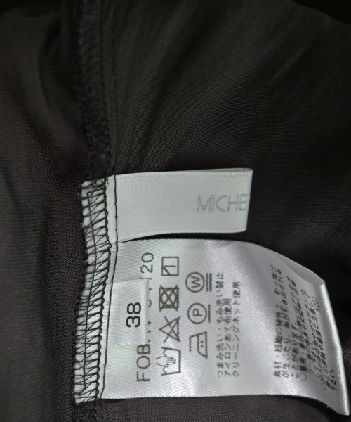 MICHEL KLEIN（ミッシェルクラン）カジュアルシャツ 黒 サイズ:38(M位) レディース/2200661788301