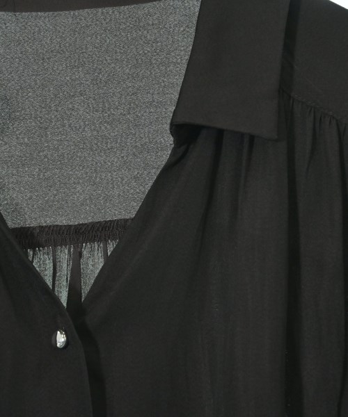 MICHEL KLEIN（ミッシェルクラン）カジュアルシャツ 黒 サイズ:38(M位) レディース/2200661788301