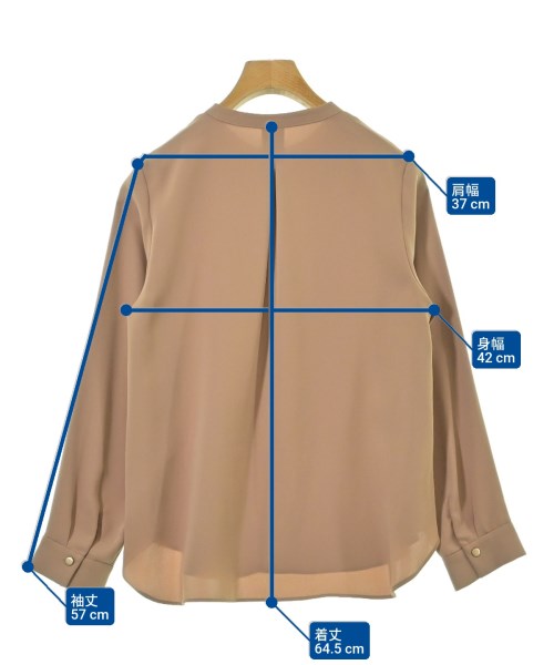 MICHEL KLEIN（ミッシェルクラン）ブラウス ベージュ サイズ:38(M位) レディース/2200661788318