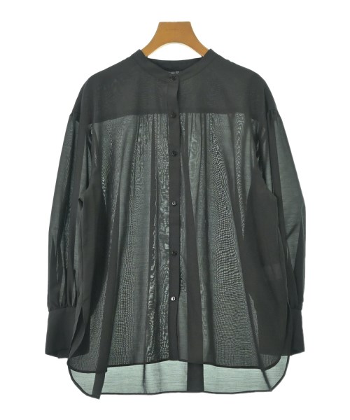 MICHEL KLEIN(ミッシェルクラン)カジュアルシャツ 黒 サイズ:38(M位)/2200670167135