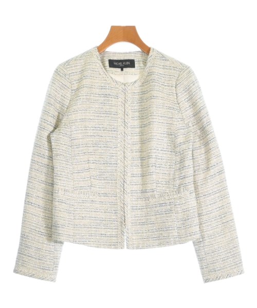 MICHEL KLEIN(ミッシェルクラン)ノーカラージャケット 白 サイズ:38(M位)/2200663668038