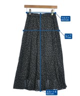 yuni（ユニ）ロング・マキシ丈スカート 黒 サイズ:F レディース/2200635519085